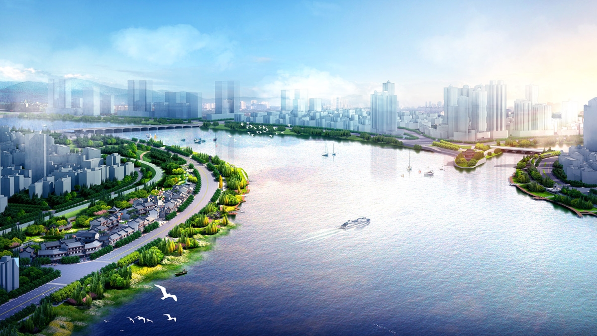 衡陽(yáng)市濱江新區(qū)耒水以南沿江風(fēng)光帶景觀、濕地公園、道路工程